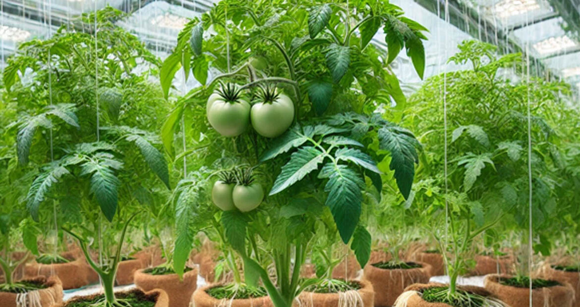 growing tomatoes in coco coir