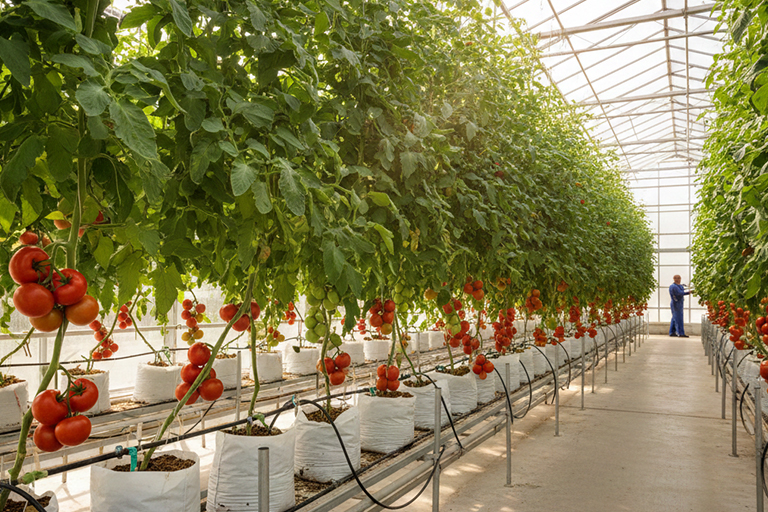 High-yield-coco-coir-grow-bags-for-greenhouse-tomatoes