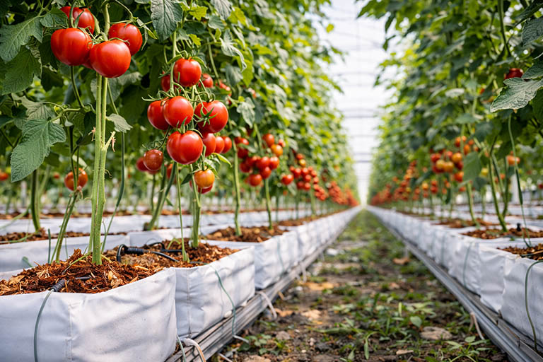 Coco Peat Grow Bags for Tomato Growers in New York