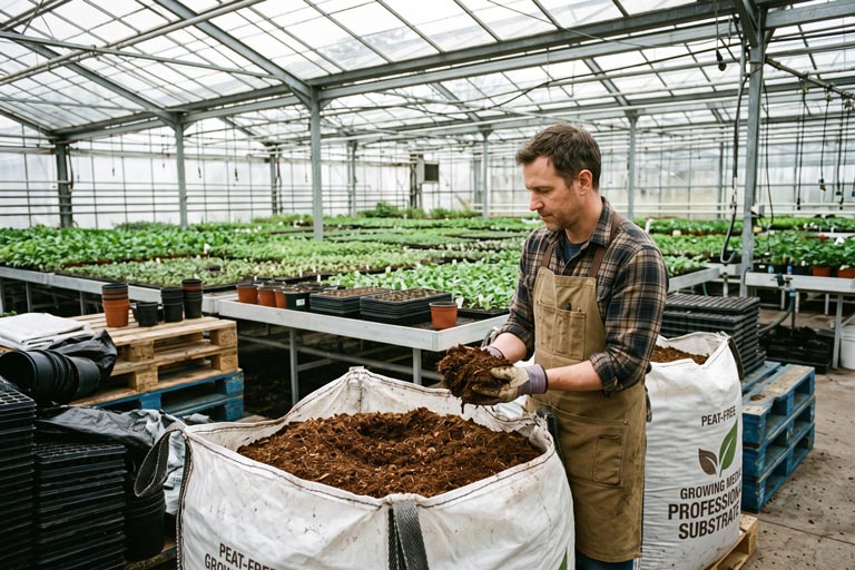 Peat-Free Growing Media for Professional Growers